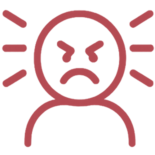 Icon Cybergefahren Cybermobbing Hate Speech Fake News Themen Angebote